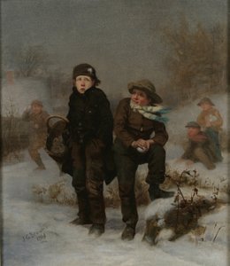 Az áldozat, 1861 alkotó: John George Brown