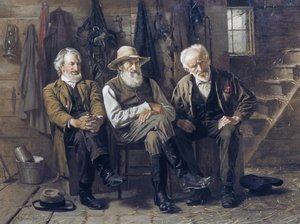 A kérdés eldöntéséhez, 1897. alkotó: John George Brown