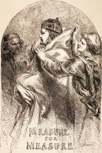 Illustration for Measure for Measure, a The Illustrated Library Shakespeare-ből, 1890-ben Londonban alkotó: John Gilbert