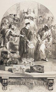 A velencei kereskedő, 1890 alkotó: John Gilbert