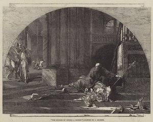 Thomas A Becket meggyilkolása alkotó: John Gilbert