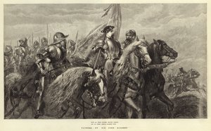 Minden bátran kiterített transzparenssel (metszet) alkotó: John Gilbert
