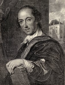 Horace Walpole, Sir Edward Creasy 1876-ban Londonban kiadott „Eminent Etonians emlékiratai” című illusztrációja alkotó: John Giles Eccardt
