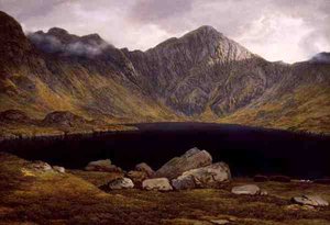 Loch Coruisk, Skye-sziget (olaj, vászon) alkotó: John Glover