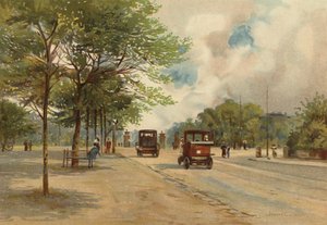 Liverpool: Bejárat a Princes Parkba (színes litho)