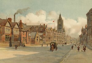 Liverpooli Egyetem (színes litho)