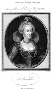 Dán Anna 1574-1619, I. Jakab király hitvese, 1786.