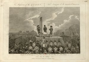 Marie Antoinette kivégzése 1793. október 16-án, 1793-1794.