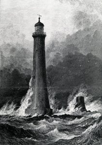 A javasolt új Eddystone-világítótorony, illusztráció a „The Illustrated London News”-ból, 1879
