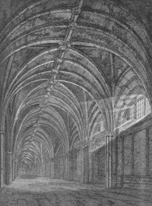 A St Bartholomews Priory keleti kolostora, West Smithfield, London City, 1805 1906