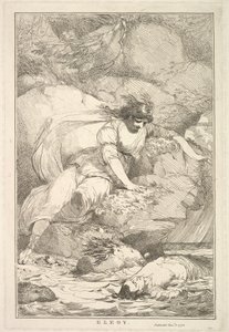 Elégia Sir Joshua Reynoldsnak dedikált tizenöt rézkarcból, 1778. december 8. alkotó: John Hamilton Mortimer