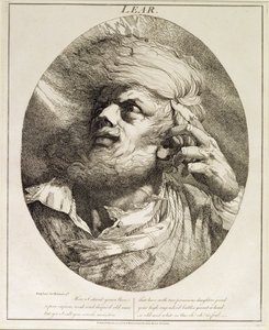 Lear, Lear királyból, III. felvonás, 1776. 3. jelenet alkotó: John Hamilton Mortimer