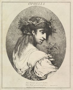 Ophelia tizenkét karakter Shakespeare-ből, 1775. május 20.