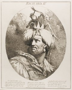 Richard II, a Tizenkét karakter Shakespeare-ből alkotó: John Hamilton Mortimer