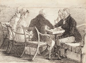 Backgammon, 1808 alkotó: John Harden