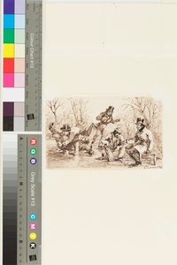 Jégkorcsolya, 1847. január 6. (toll és tinta papíron) alkotó: John Harden