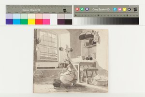 Scullery, Brathay (tinta papíron) alkotó: John Harden