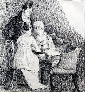A társasjáték (toll és tus, papír) alkotó: John Harden