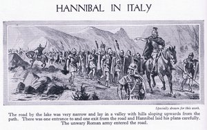 Hannibál Olaszországban, 1950 körül alkotó: John Harris Valda