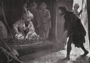 Egy görög kormányzó interjúja Oszmánnal (lithó) alkotó: John Harris Valda