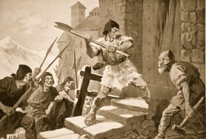 Appenzell és St. Gall népének lázadása alkotó: John Harris Valda