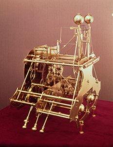 Egy Harrison Number 1, az első navigációs óra, 1735 körül (hátulnézet)