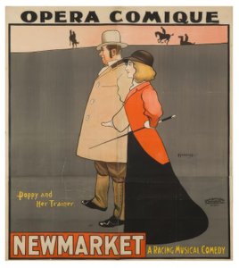 "Opera comique. Poppy és a trénere" / J. Hassall / Plakat, 1896 alkotó: John Hassall