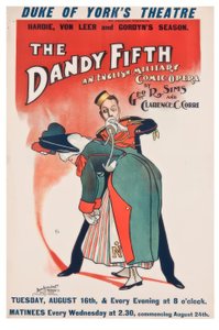 "The Dandy Fifth" / J. Hassall / Plakat, 1898 alkotó: John Hassall