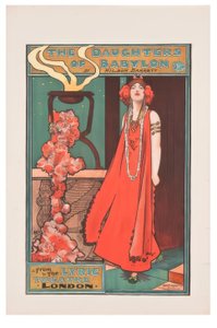 "Babilon lányai" / J. Hassall / Plakat, kb. 1898 alkotó: John Hassall