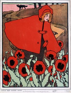 The Little Red Riding Hood – poszter, John Hassall v.1930 alkotó: John Hassall