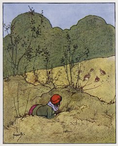 Fogoly (színes litó) alkotó: John Hassall