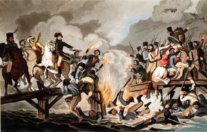 I. Napóleon és a francia hadsereg átkel a Berezinán 1812 novemberében