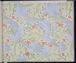 Granville tapéta, amelyet John Henry Dearle (1860-1932) tervezett a Morris and Company számára, 1896
