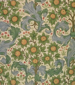 Orchard tapéta, amelyet John Henry Dearle (1860-1932) tervezett a Morris and Company számára, 1899