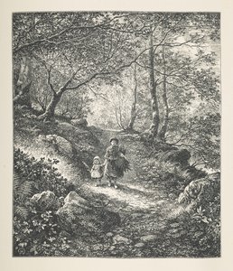 26. tábla. Séta egy fán, a "Nature Pictures"-től, harminc eredeti illusztrációból álló sorozat, J. H. Dell fára rajzolta, és R. Paterson metszet.John Henry Dell