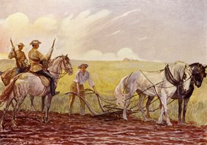 Kanadai lovasrendőrség (színes litho)