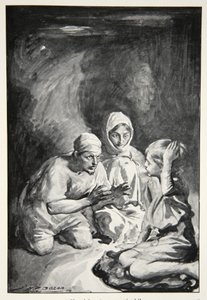 Havelock meglepetten felült, M.I. „A brit faj hősi mítoszai és legendái” című művéből. Ebbutt, 1910 alkotó: John Henry Frederick Bacon