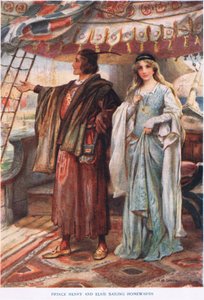 Henrik herceg és Elsie hazahajózik alkotó: John Henry Frederick Bacon