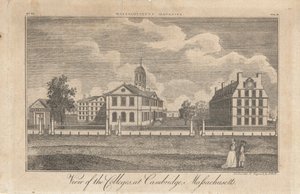 Kilátás a Cambridge-i főiskolára, Massachusettsben