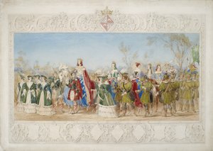 Jane Georgiana, Lady Seymour, a szépség királynője ceruza és wc papírra alkotó: John Henry Nixon