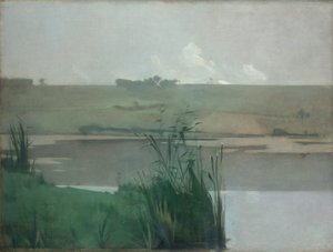 Arques-la-Bataille, 1885. alkotó: John Henry Twachtman