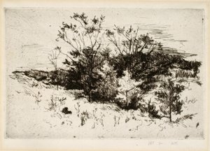 Tájkép Cincinnati közelében alkotó: John Henry Twachtman