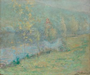 Ködös májusi reggel alkotó: John Henry Twachtman
