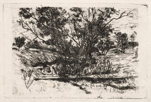 Az Ohio állambeli Cincinnati közelében. alkotó: John Henry Twachtman