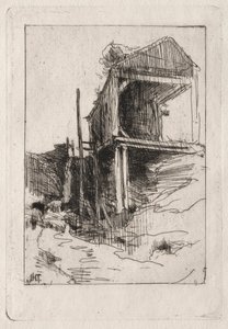 Old Mill, Branchville, Connecticut. alkotó: John Henry Twachtman