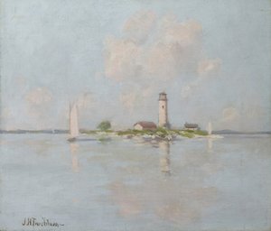 A világítótorony (olaj, vászon)