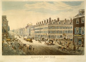 Broadway, New York, kocsma. 1850
