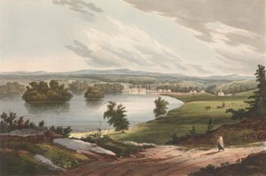 A Hudson River Portfolio 10. számú Edward-erődje, 1822-23.