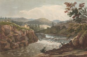 Little Falls at Luzerne No. 1, The Hudson River Portfolio, 1822-23.