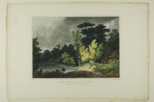 Spirit Creek; A Georgia állambeli Augusta közelében, az amerikai tájképek festői kilátásai második számának második lemeze alkotó: John Hill